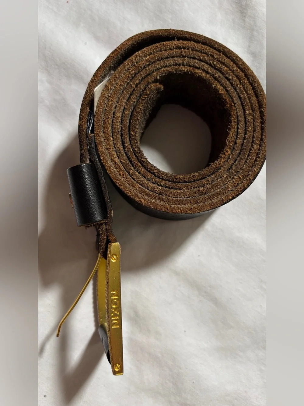 Nixon Star Wars Americana Full Grain Leather Belt Black Size XL 42-46